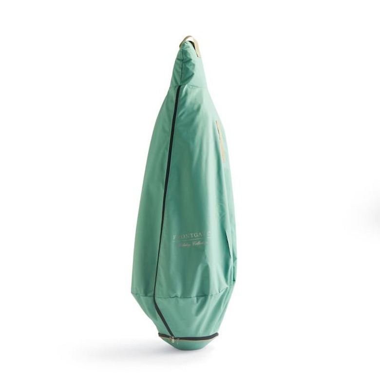 Light green Christmas tree storage bag for small tabletop trees