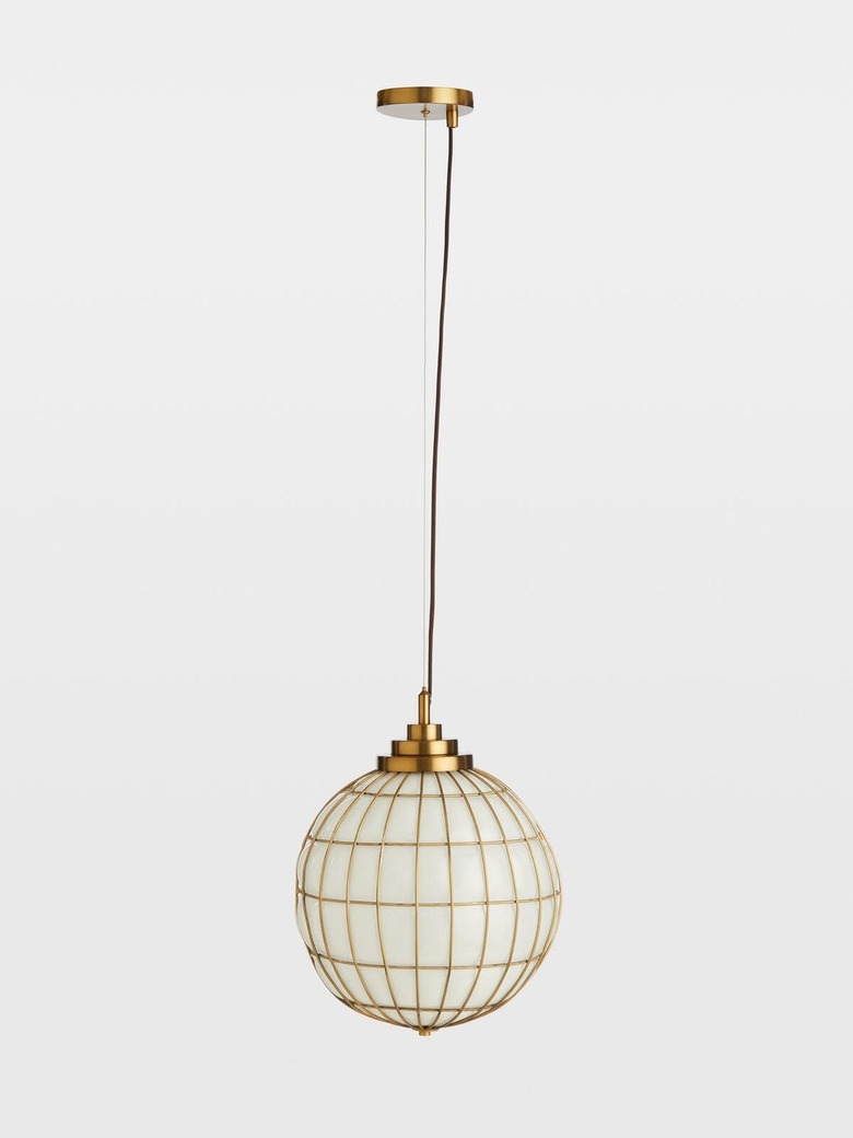 Round buoy glass pendant light