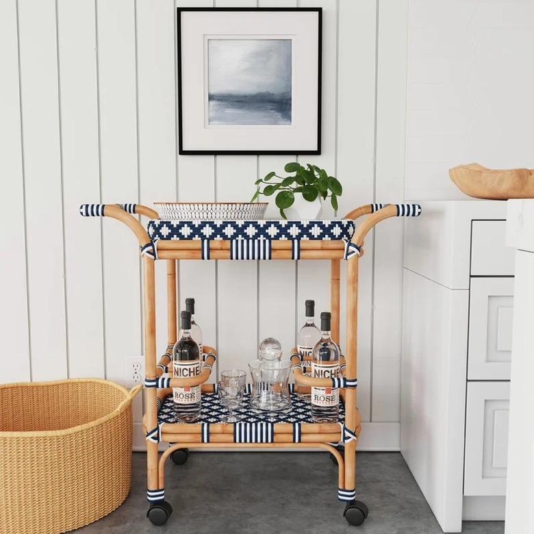 nautical bar cart