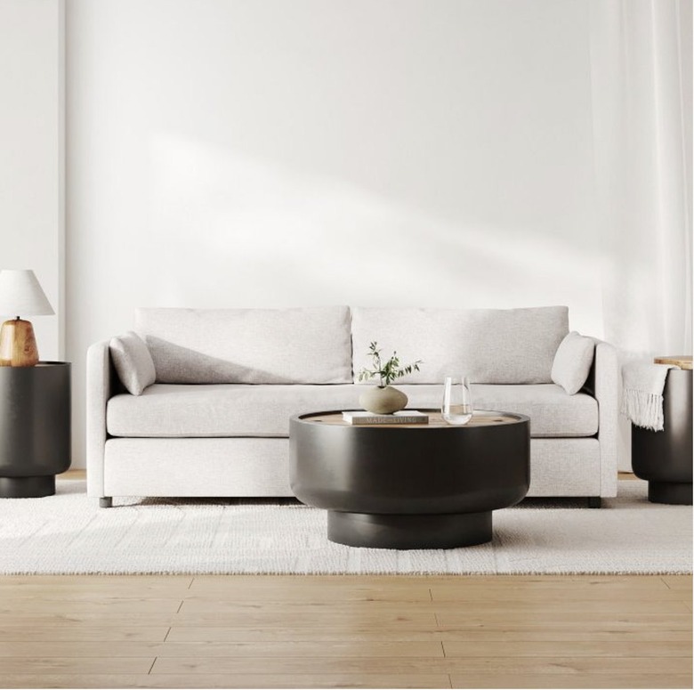 West Elm Drum Storage Coffee Table