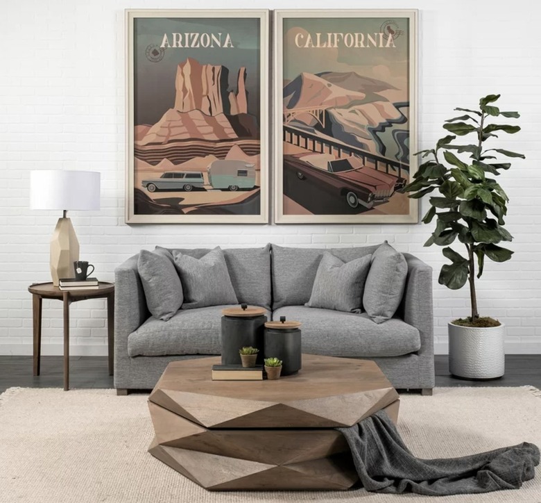 Joss & Main Malonne Mango Wood Coffee Table With Storage