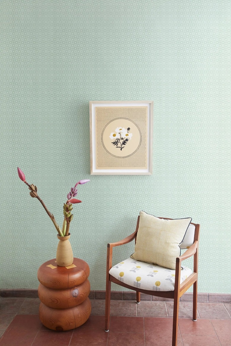 Block Shop's Sunburst Sea Glass Wallpaper