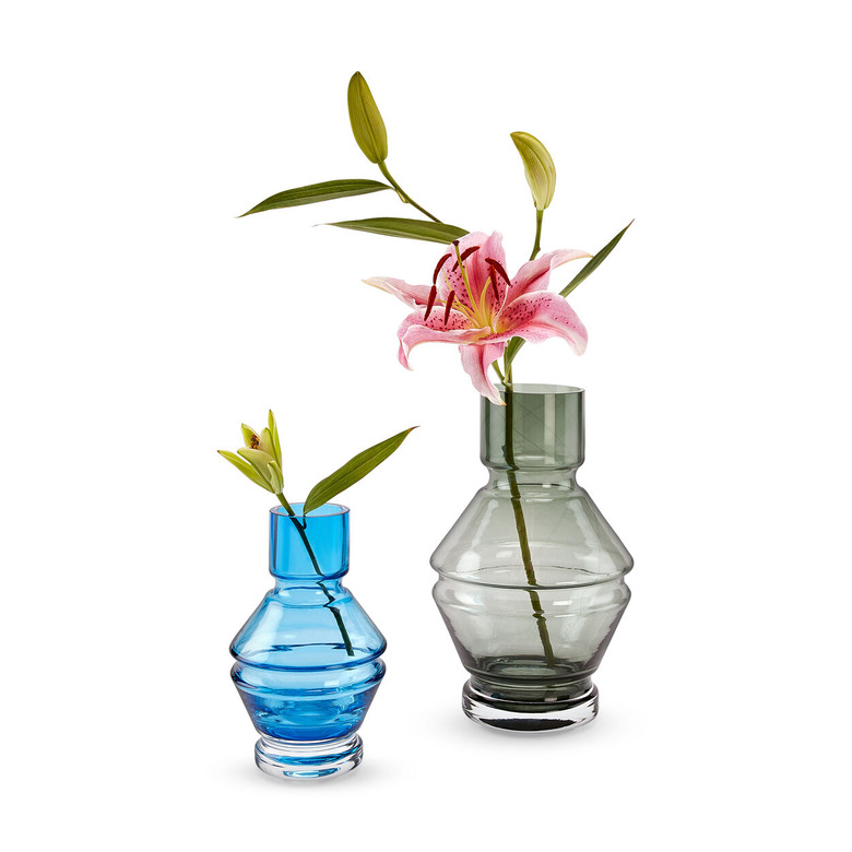 tinted glass vase
