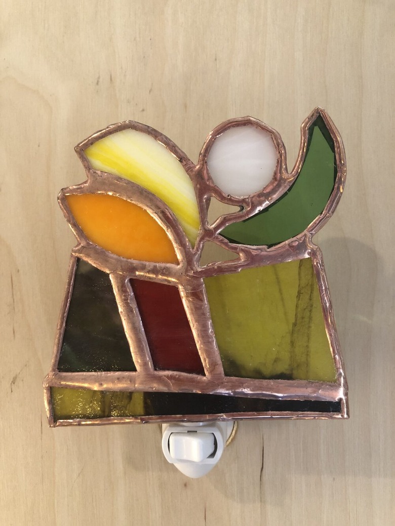 tinted glass nightlight