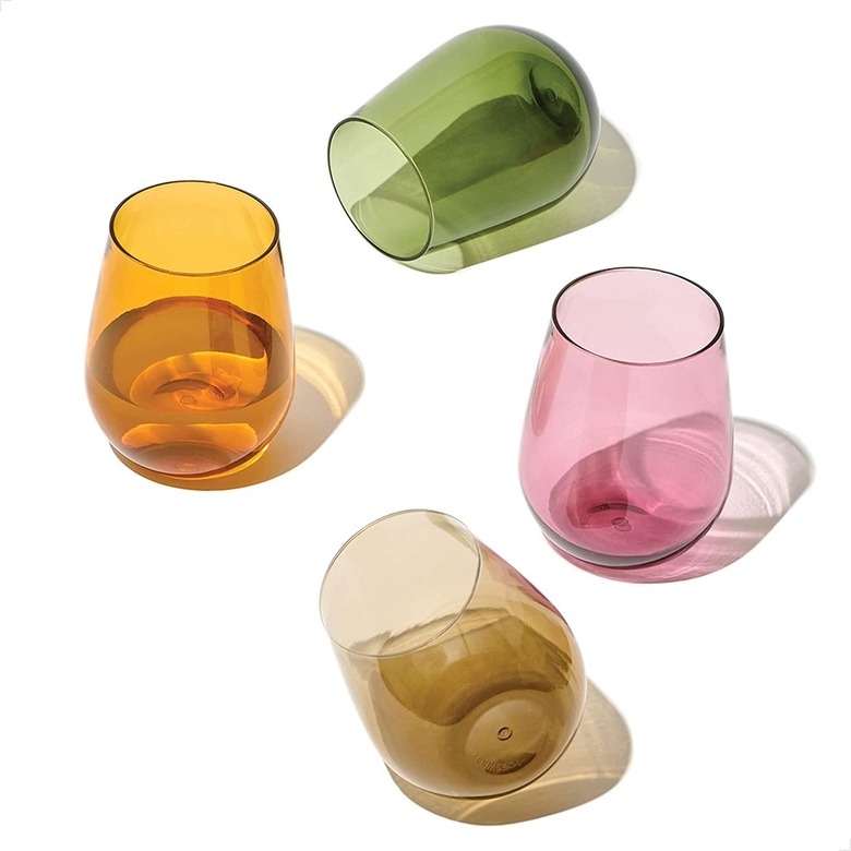 Tossware Reserve Stemless Wine Glasses