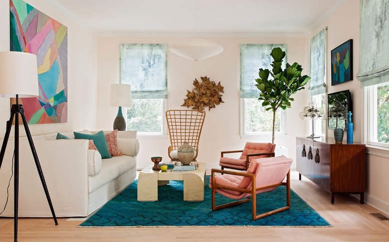 living room with cream