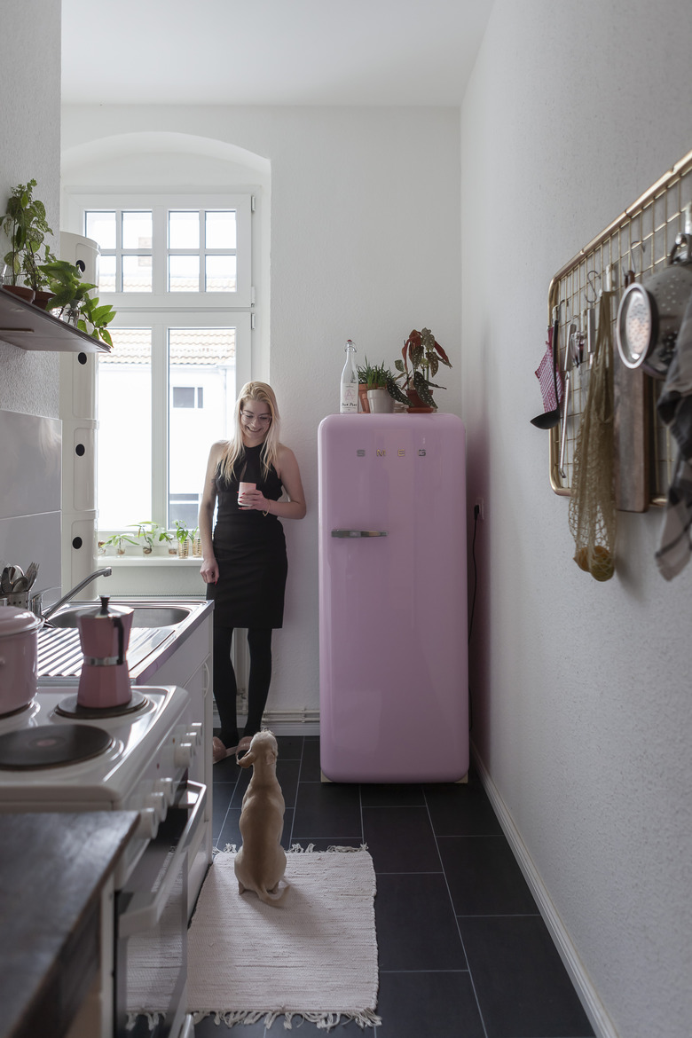 Camille Darroux at home with Gucci.