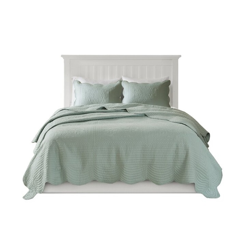 light green coverlet set