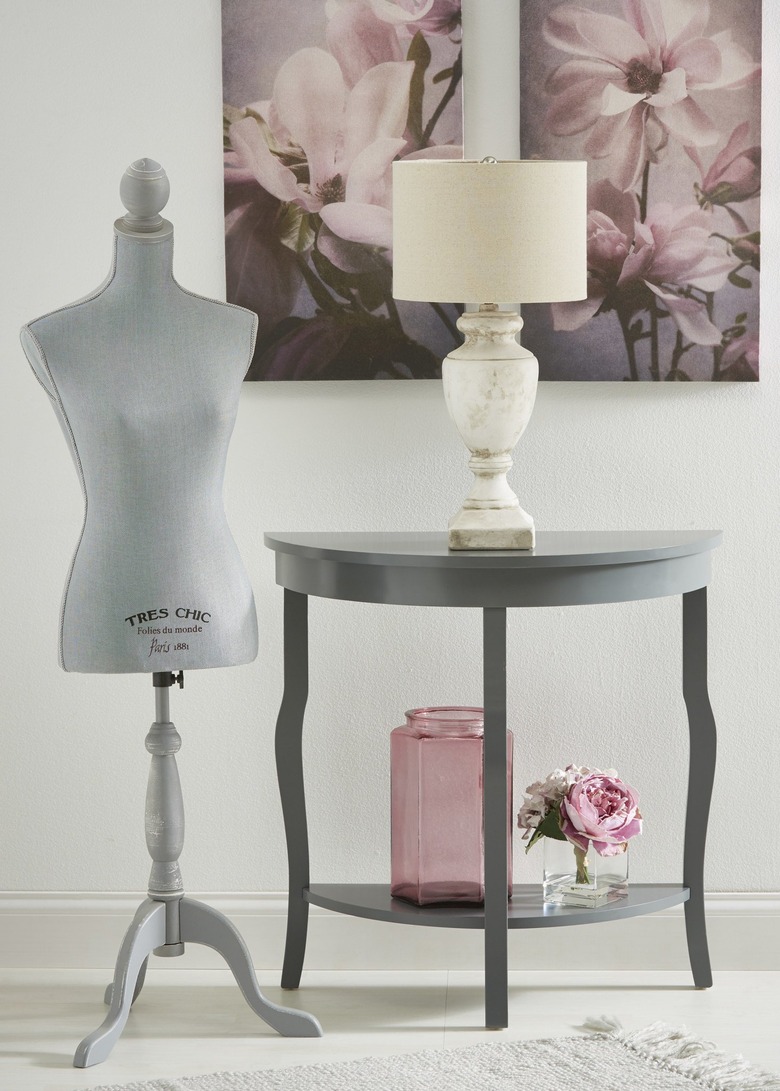 Console Tables for Small Spaces half moon