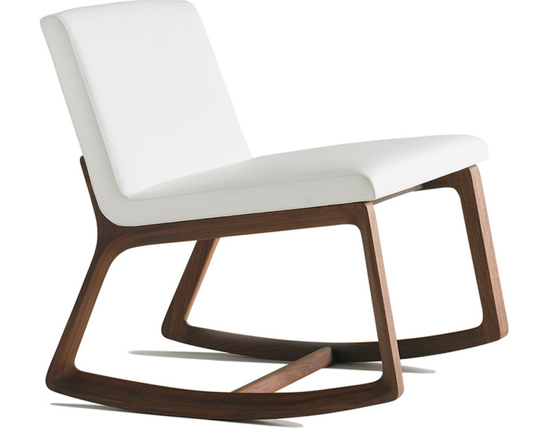 Bernhardt Design contemporary rocking chair with wood frame