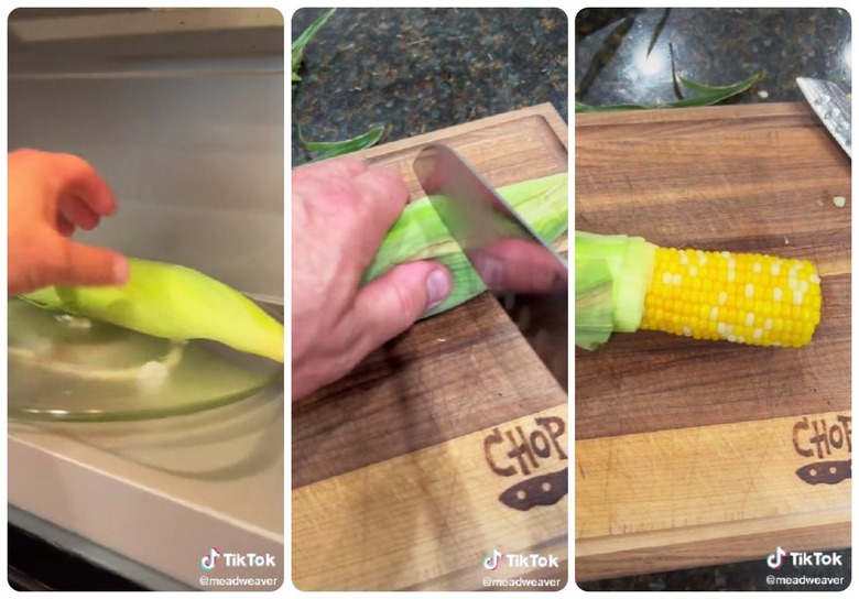 This Satisfying Hack Will Quickly Shuck Your Corn — With No Silks
