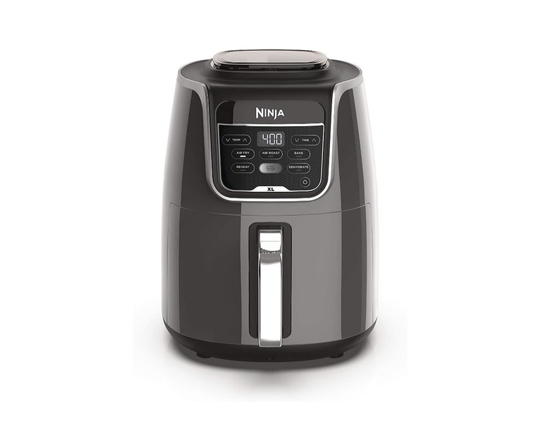 Gray Ninja Air Fryer XL with a 5.5-quart capacity