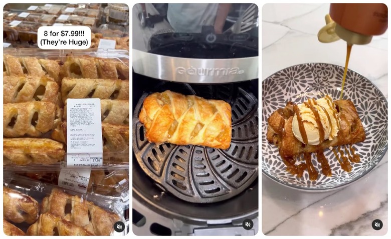 Braided apple strudels at Costco