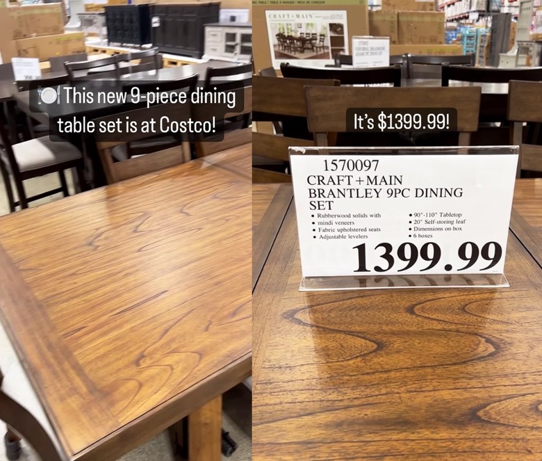 Costco Craft and Main Brantley Dining Set Hunker