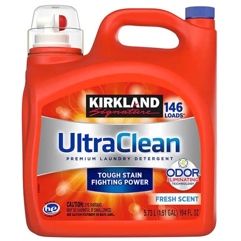 The Kirkland Signature Ultra Clean Free and Clear detergent