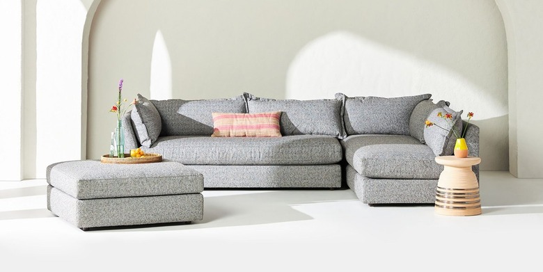 gray sectional