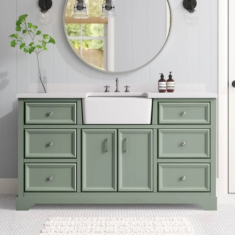 green vanity