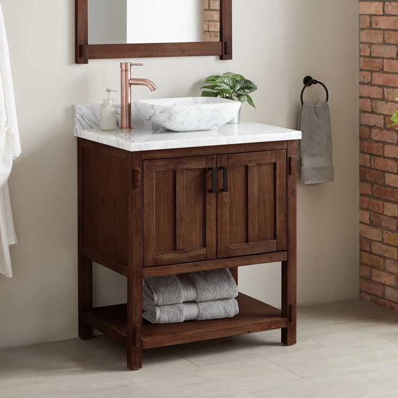 farmhouse vessel sink