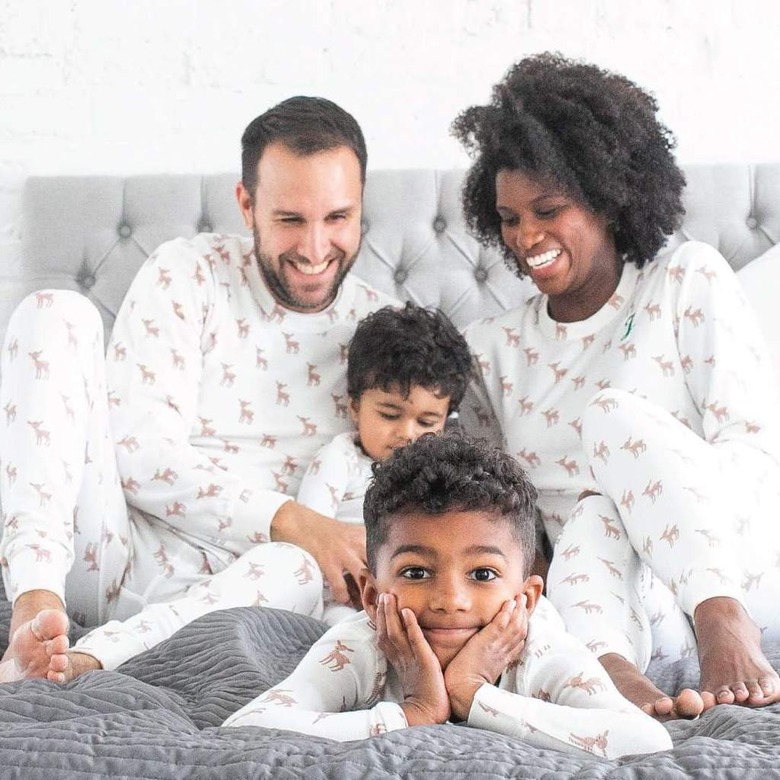 Monica & Andy deer print pjs