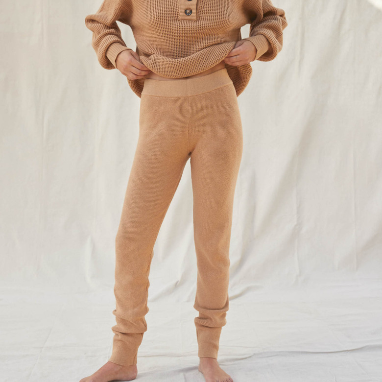 LUNYA cotton silk waffle pant