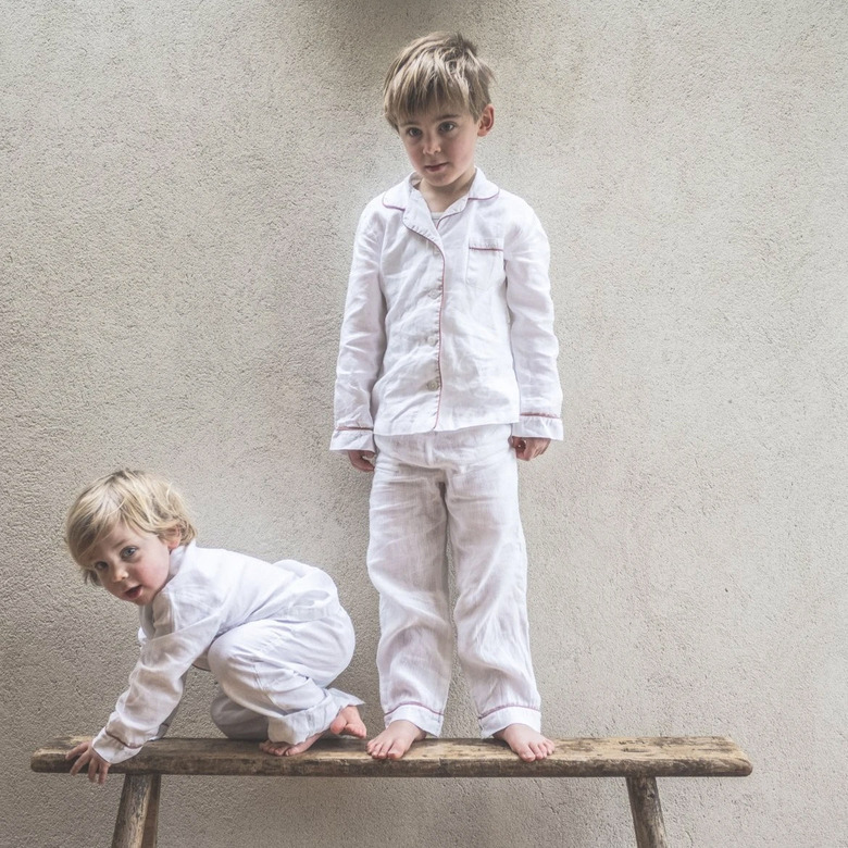 Piglet In Bed Linen Pajamas