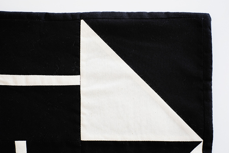 Iron the edges flat.