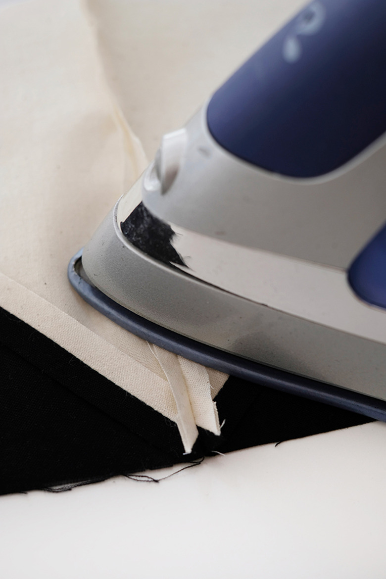 iron open the new seams