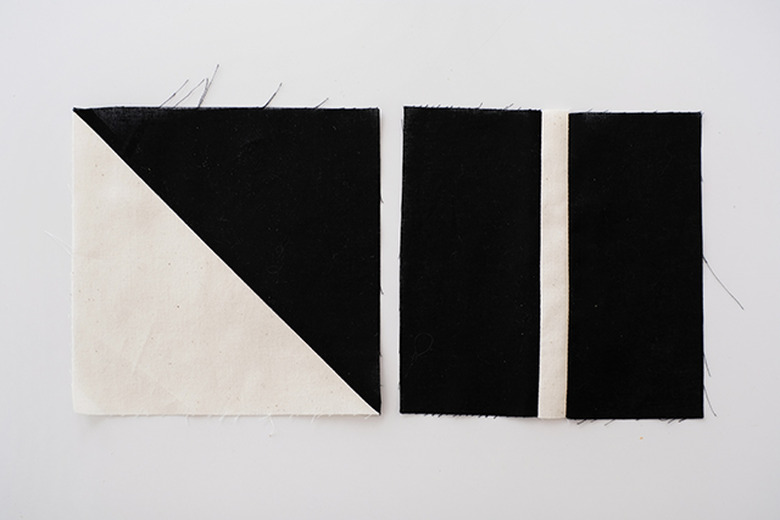 Iron the block flat on both sides.