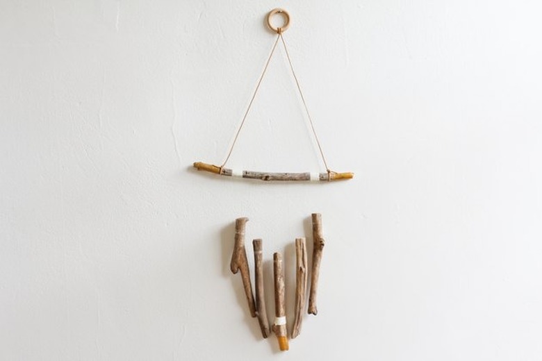 Driftwood wall hanging.