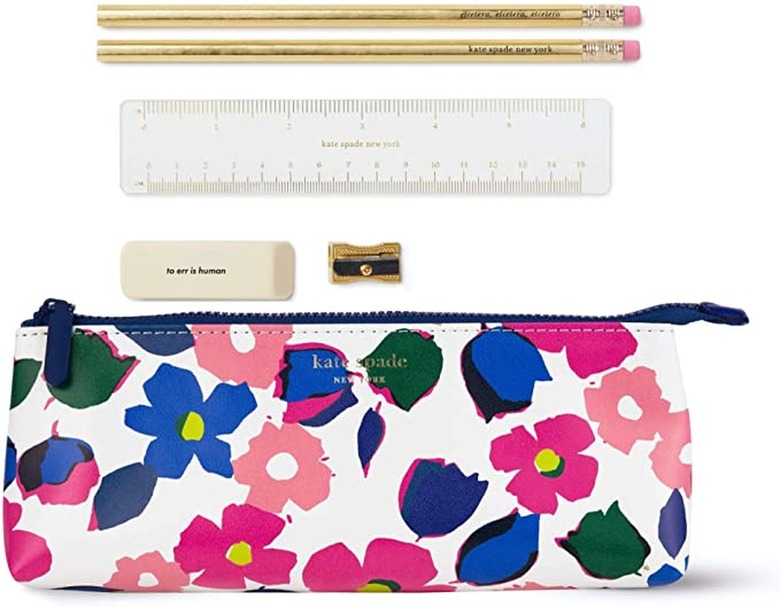 floral pencil case