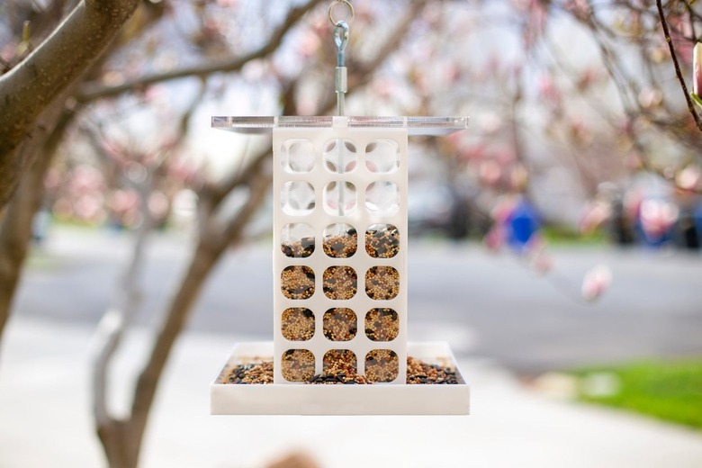 DesignsByCouth Acrylic Midcentury Bird Feeder