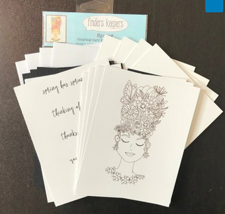 black and white drawn image of a woman