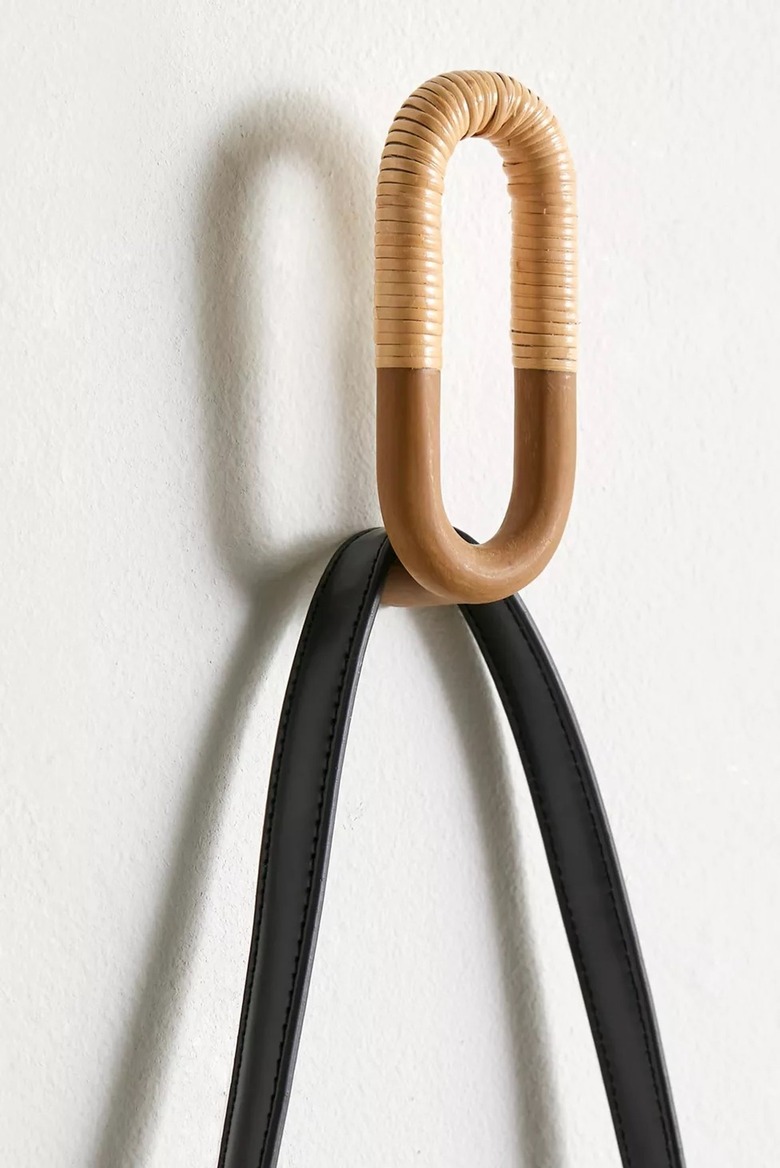 rattan wall hook