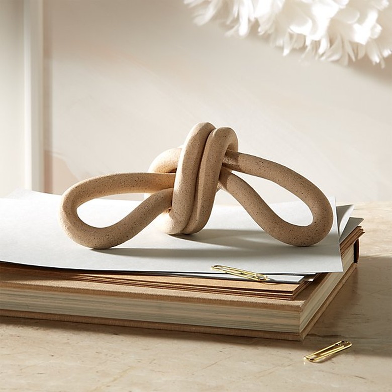 sculptural ceramic knot