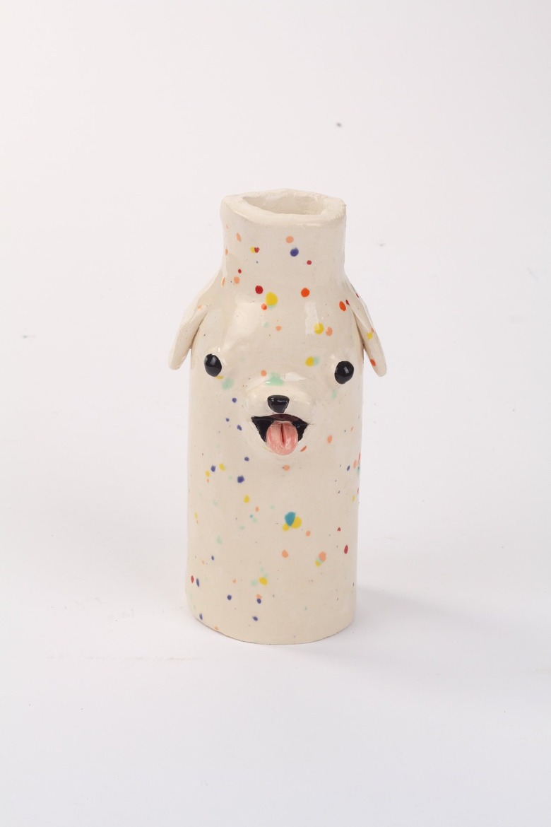 Katie Kimmel Puppy Vase