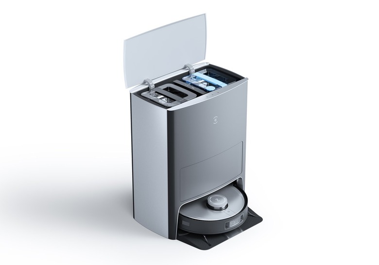 Ecovacs deebot x1 omni station inside