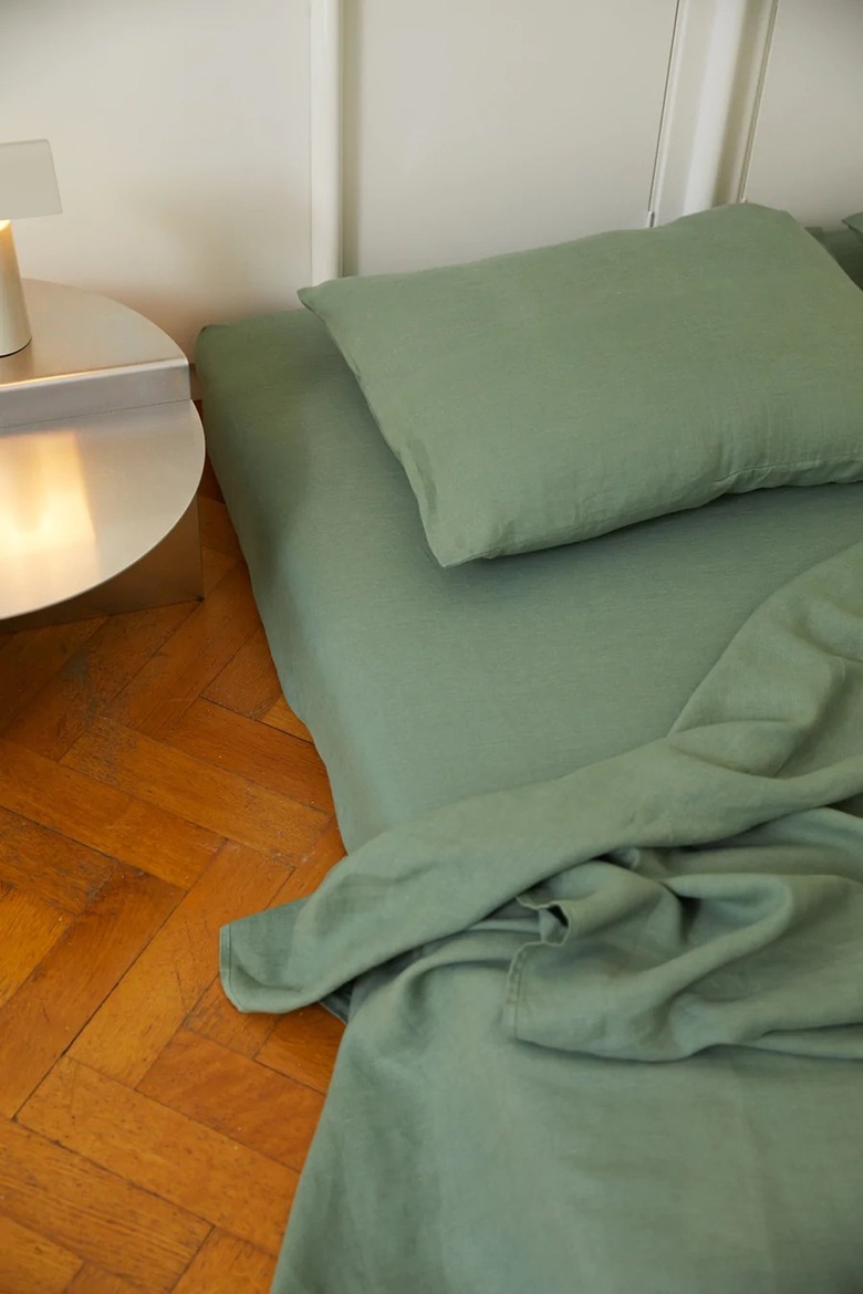 Green pillow