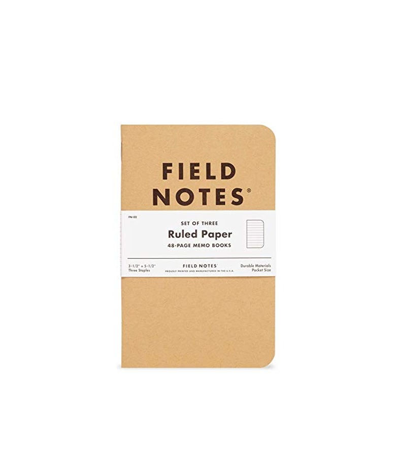 Field Notes Set of Three Ruled Paper