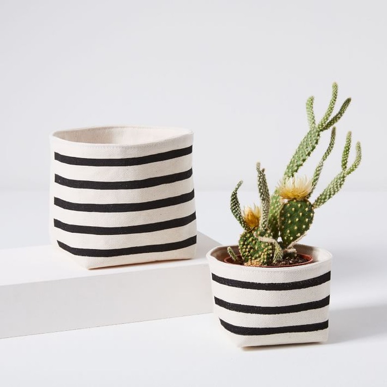 Gray Green Goods Canvas Planter