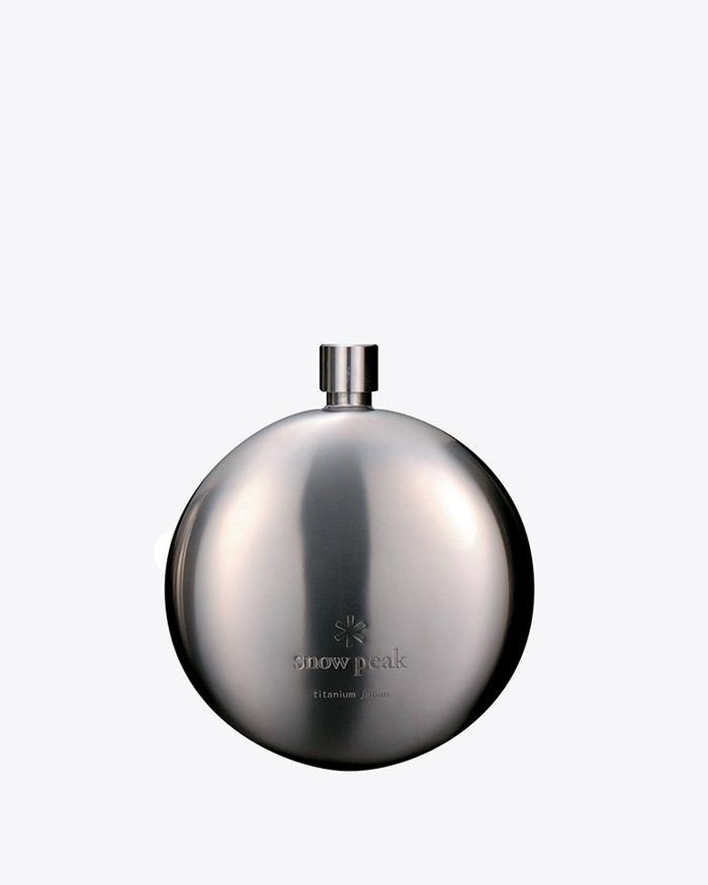 Snow Peak Titanium Curved Flask