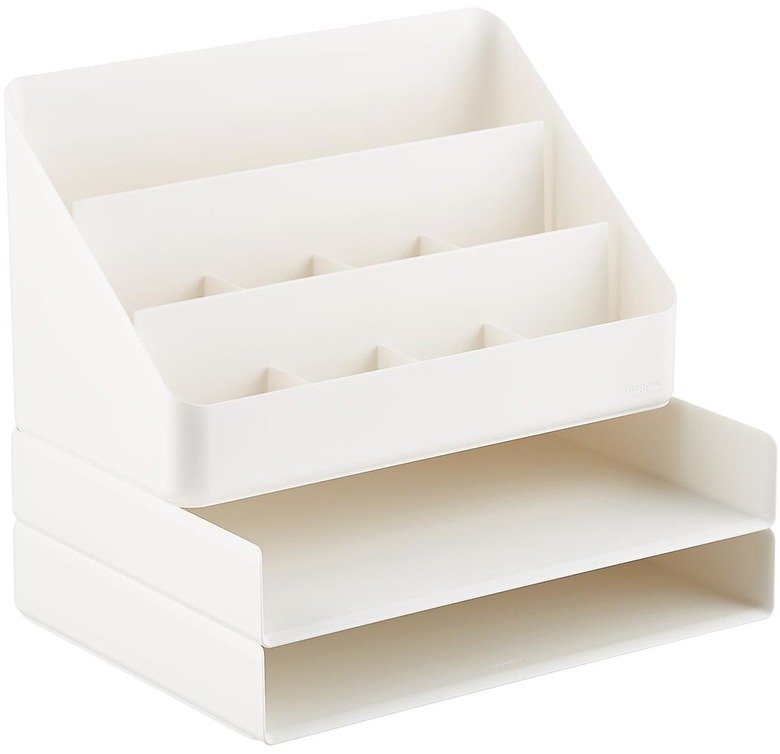 White Poppin All-in-One Desk Organizer