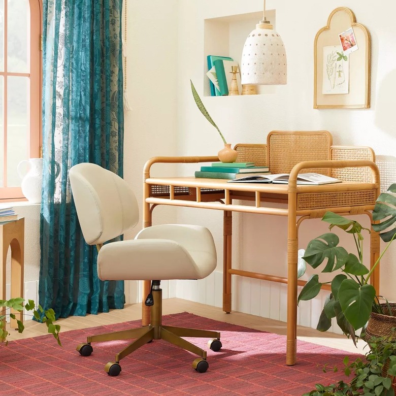 Opalhouse x Jungalow Hali Woven Rattan Desk