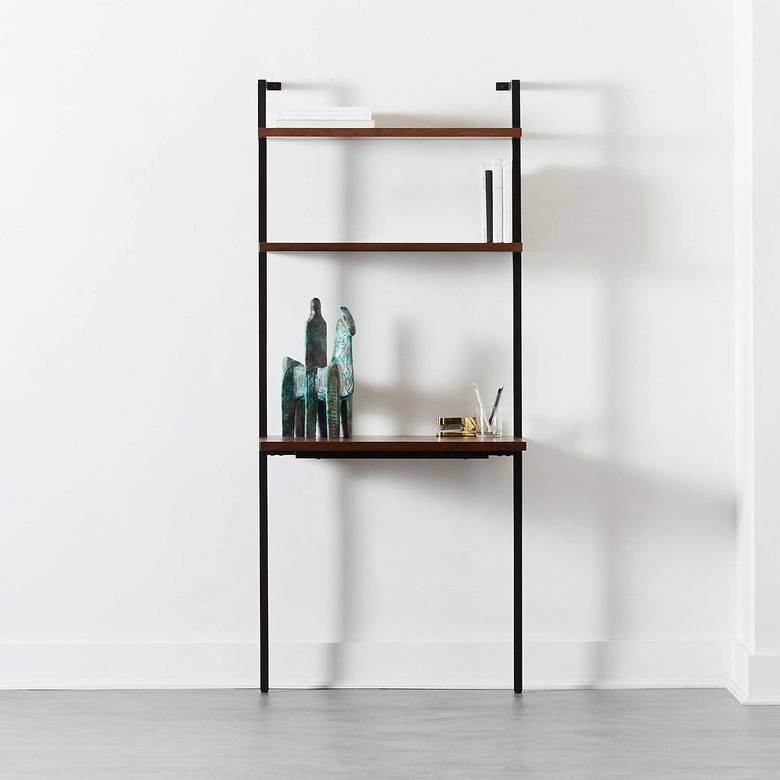 CB2 30-Inch Helix Walnut Desk