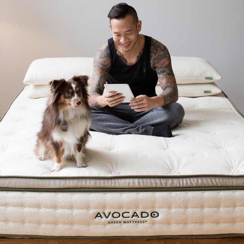Avocado Green Queen Mattress