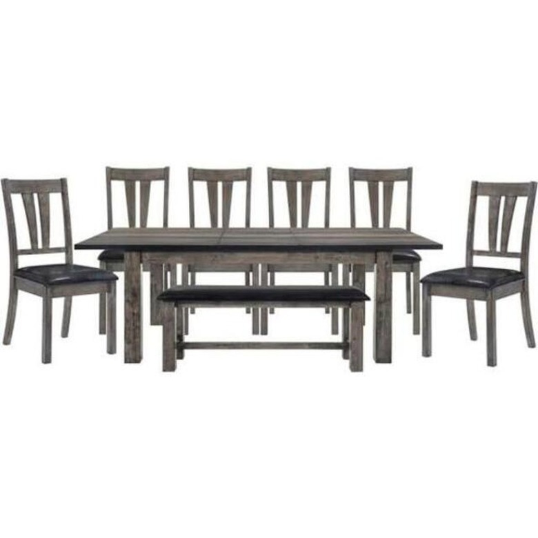Weathered Gray Dining Set