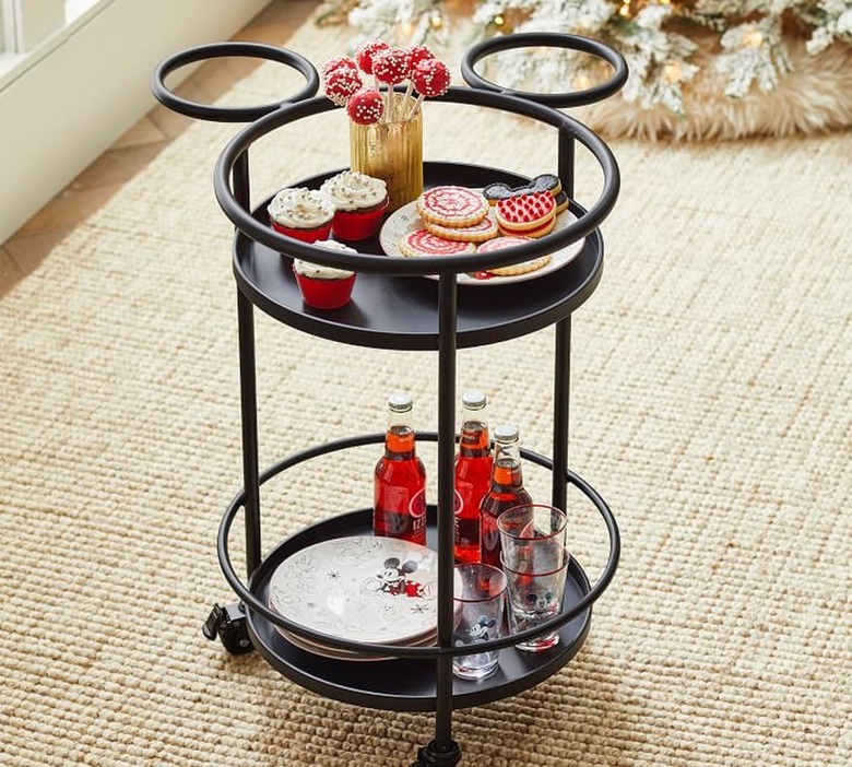 Pottery Barn Disney Mickey Mouse 22 Round Kitchen Cart