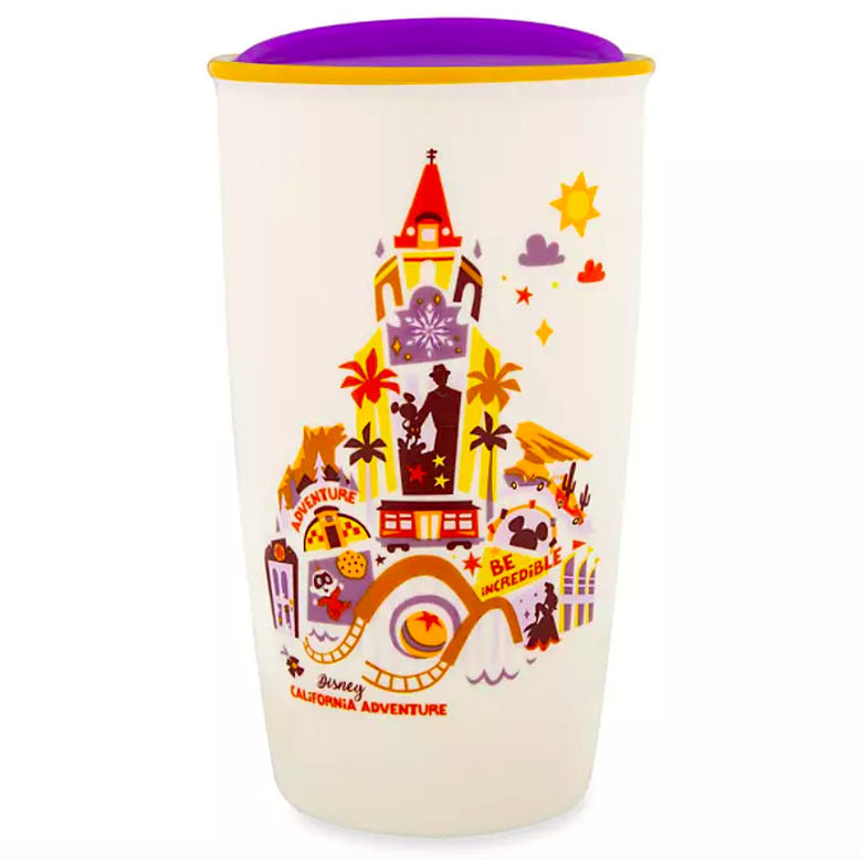 Disney California Adventure Collage Starbucks Ceramic Travel Tumbler