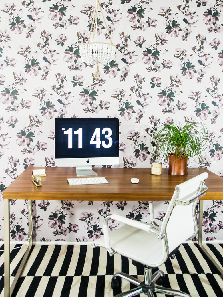 diy beaded wood chandelier