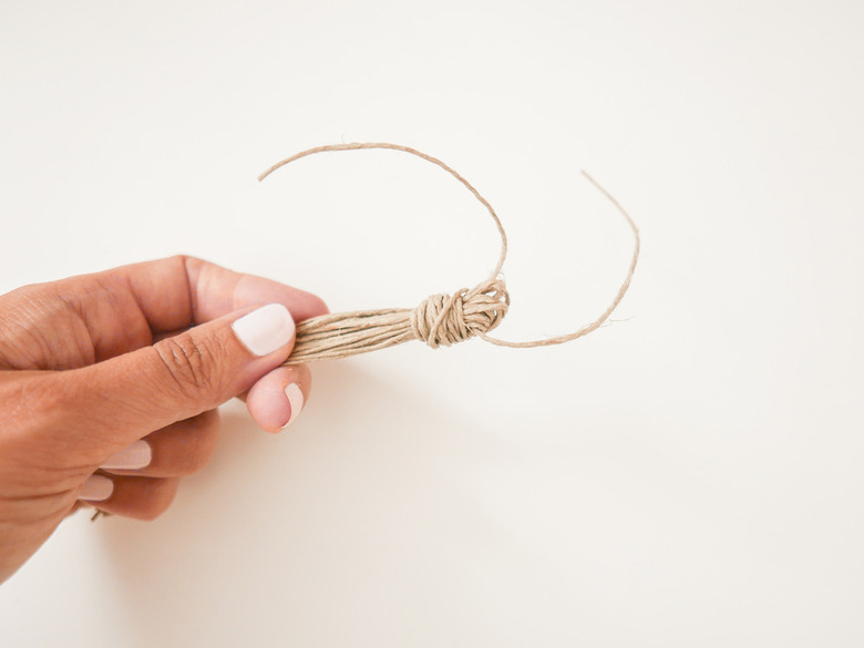 diy beaded wood chandelier