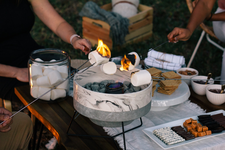 Outdoor S'mores Station